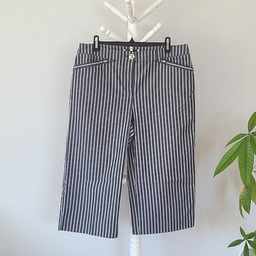 JONES NEW YORK Wide-Legged Cropped Pants